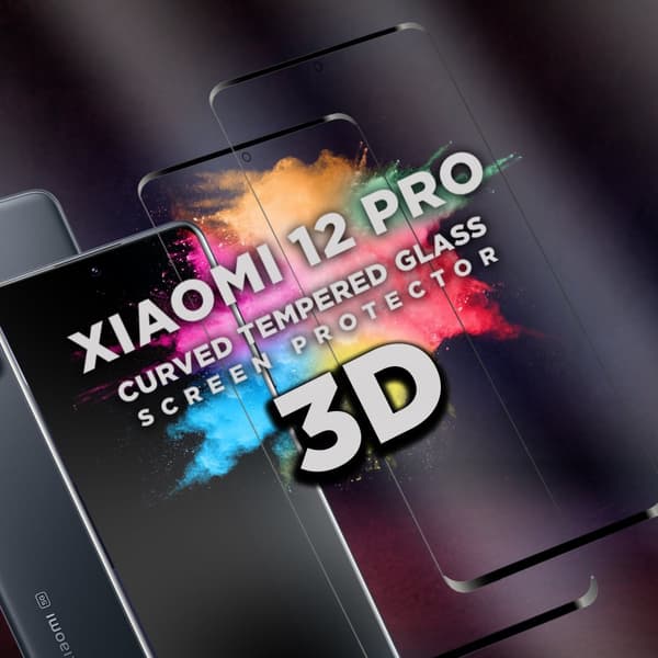2 Pack Xiaomi 12 PRO - Härdat glas 9H-Super kvalitet 3D