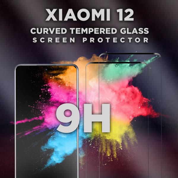 2 Pack Xiaomi 12 - Härdat glas 9H-Super kvalitet 3D Skärmskydd