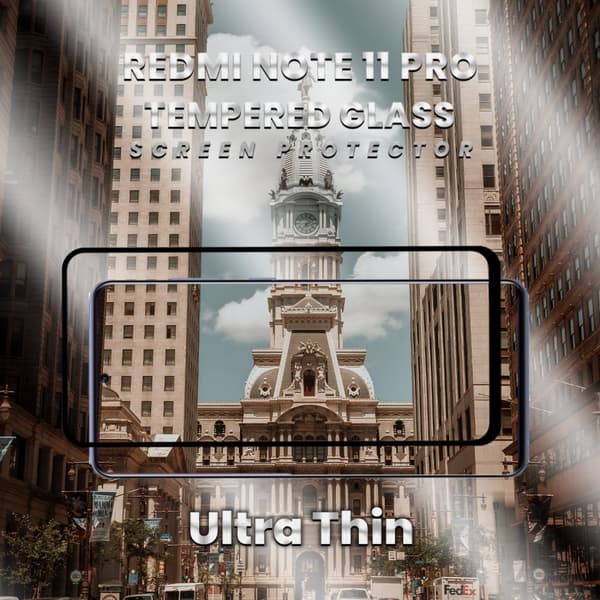 Xiaomi Redmi Note 11 Pro - Härdat glas 9H-Super kvalitet 3D