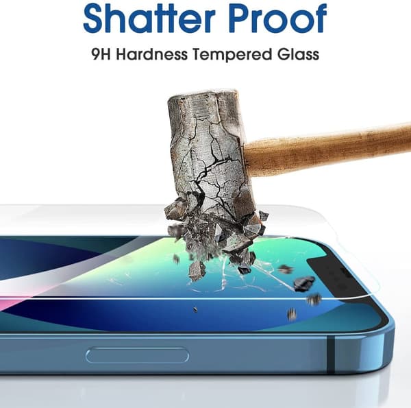 3-PACK- Transparent Härdat Glas -Skärmskydd iPhone 13 Mini (5.4'')