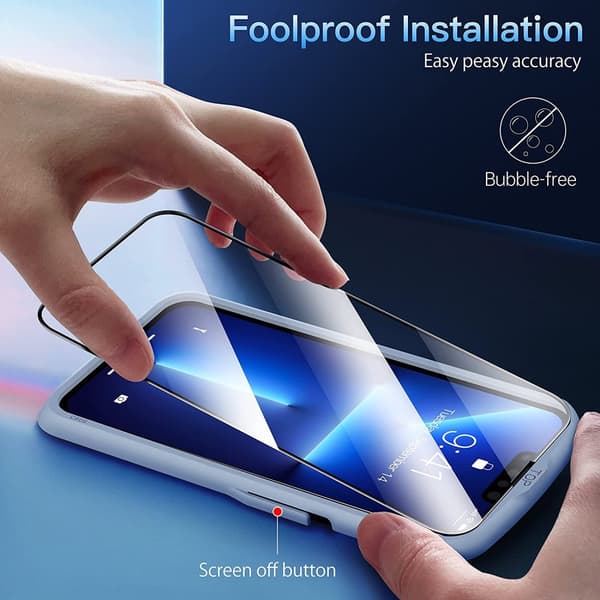3-PACK- Transparent Härdat Glas -Skärmskydd iPhone 13 Mini (5.4'')
