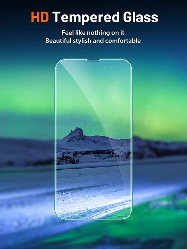 3-PACK- Transparent Härdat Glas -Skärmskydd iPhone 13 Mini (5.4'')