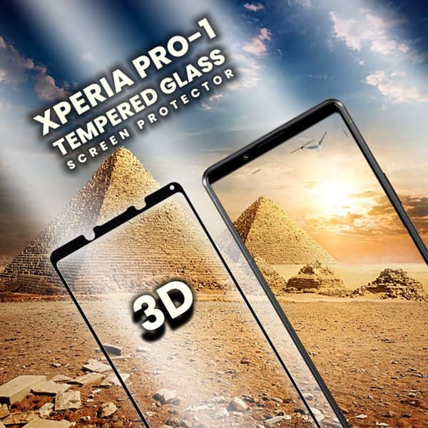 Sony Xperia Pro1 - Härdat Glas 9H - Super kvalitet 3D Skärmskydd