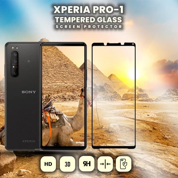 Sony Xperia Pro1 - Härdat Glas 9H - Super kvalitet 3D Skärmskydd