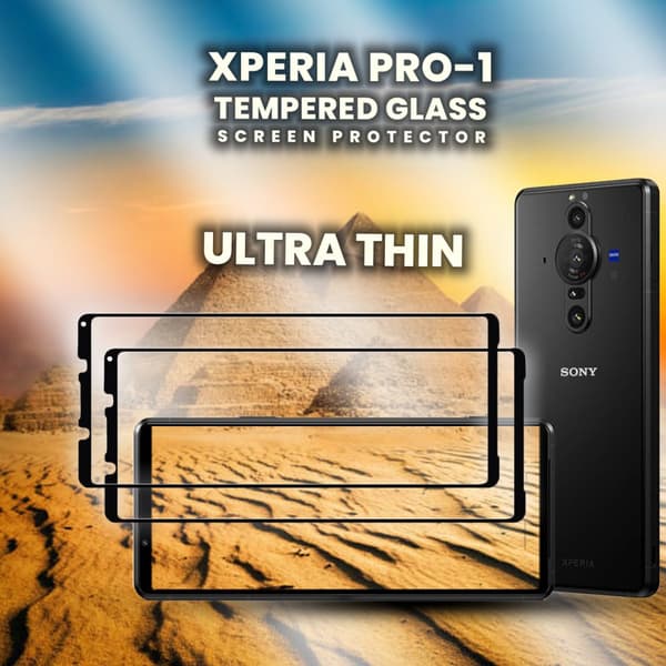 2 Pack Sony Xperia Pro1 - Härdat Glas 9H- Super kvalitet 3D
