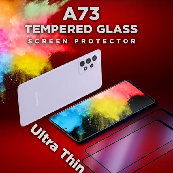 2 Pack Samsung Galaxy A73 - Härdat glas 9H - Super kvalitet 3D
