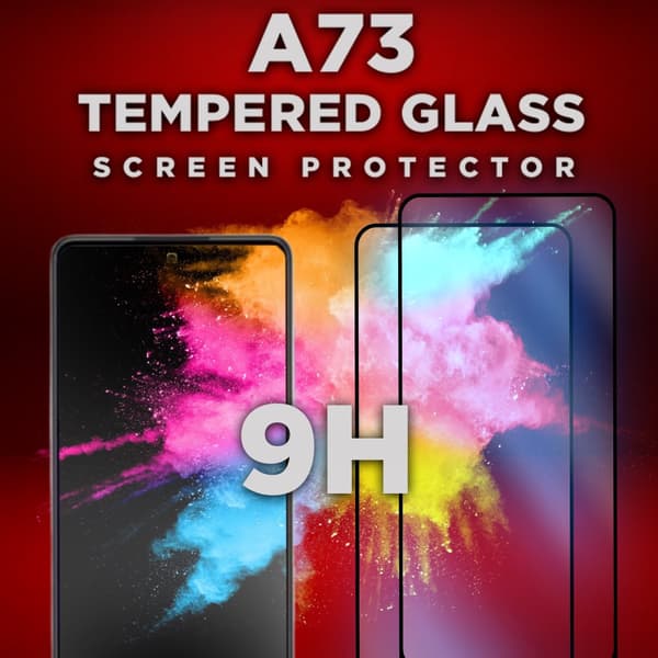 2 Pack Samsung Galaxy A73 - Härdat glas 9H - Super kvalitet 3D