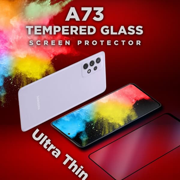 Samsung Galaxy A73 - Härdat glas 9H-Super kvalitet 3D Skärmskydd