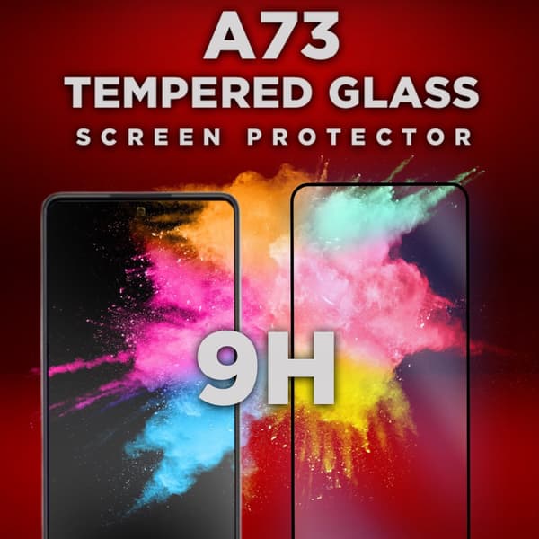 Samsung Galaxy A73 - Härdat glas 9H-Super kvalitet 3D Skärmskydd