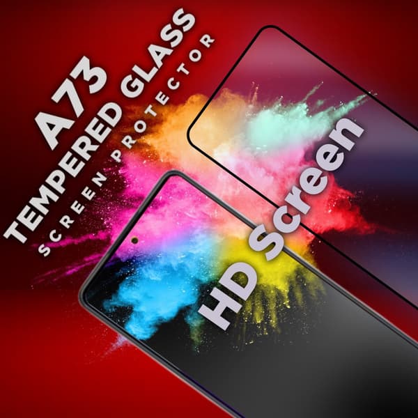 Samsung Galaxy A73 - Härdat glas 9H-Super kvalitet 3D Skärmskydd