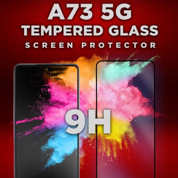 Samsung Galaxy A73 5G - Härdat glas 9H-Super kvalitet 3D