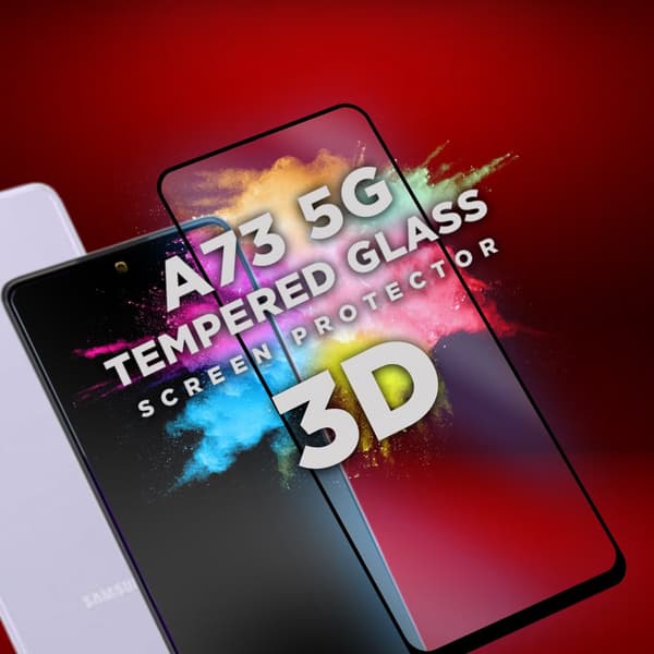 Samsung Galaxy A73 5G - Härdat glas 9H-Super kvalitet 3D