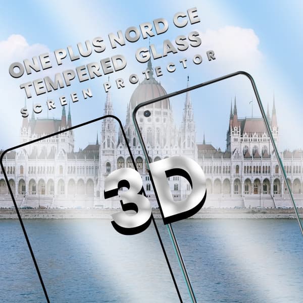 OnePlus Nord CE 5G - Härdat glas 9H-Super kvalitet 3D Skärmskydd