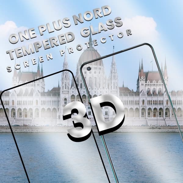 OnePlus Nord - Härdat glas 9H-Super kvalitet 3D Skärmskydd
