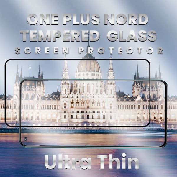OnePlus Nord - Härdat glas 9H-Super kvalitet 3D Skärmskydd