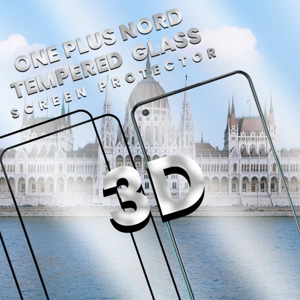 2 Pack OnePlus Nord - Härdat glas 9H-Super kvalitet 3D