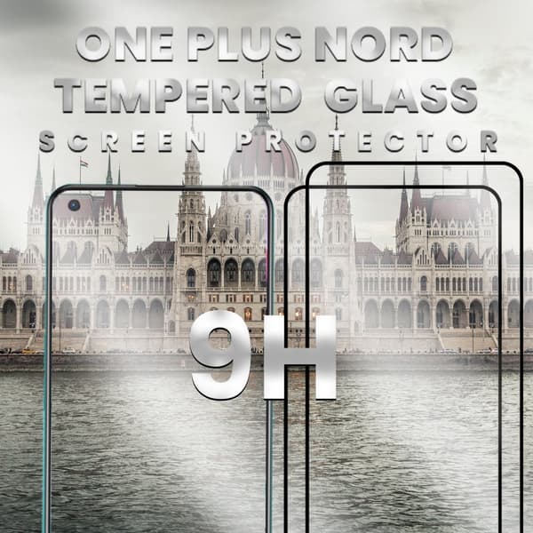2 Pack OnePlus Nord - Härdat glas 9H-Super kvalitet 3D
