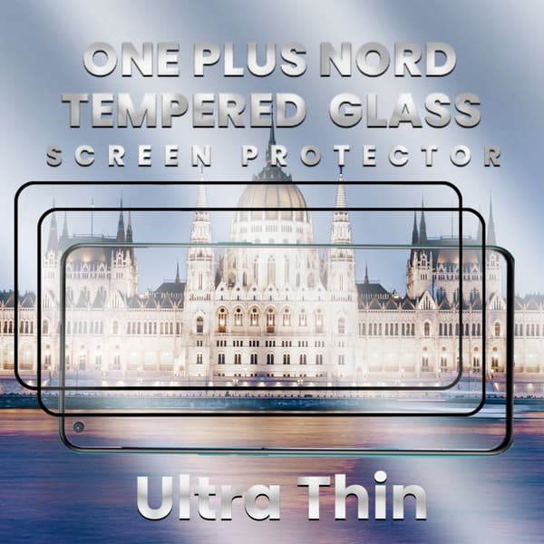 2 Pack OnePlus Nord - Härdat glas 9H-Super kvalitet 3D