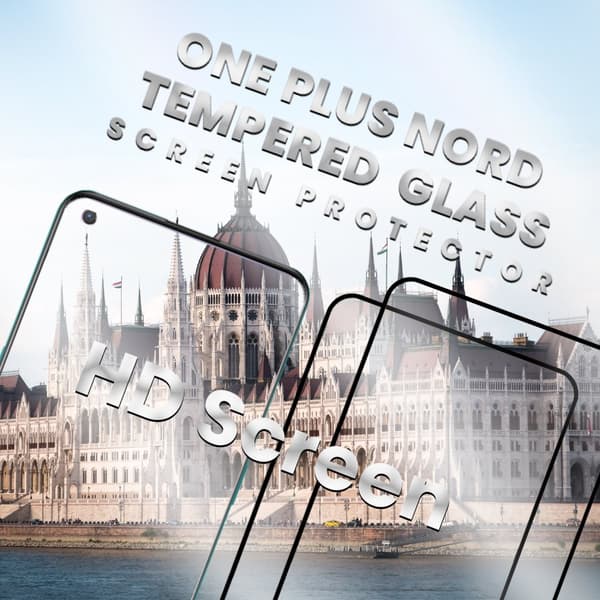 2 Pack OnePlus Nord - Härdat glas 9H-Super kvalitet 3D
