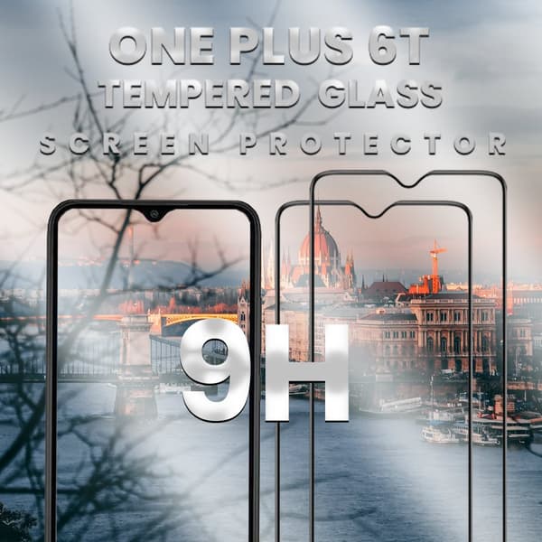 2 Pack OnePlus 6T - Härdat glas 9H-Super kvalitet 3D