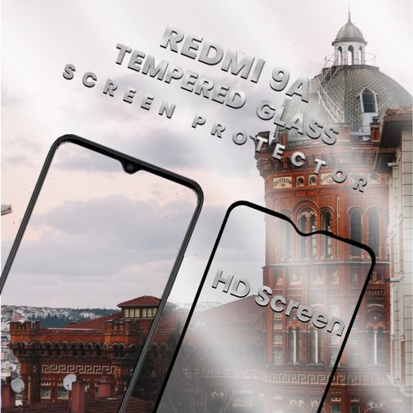 Xiaomi Redmi 9A - Härdat Glas 9H - Super kvalitet 3D Skärmskydd
