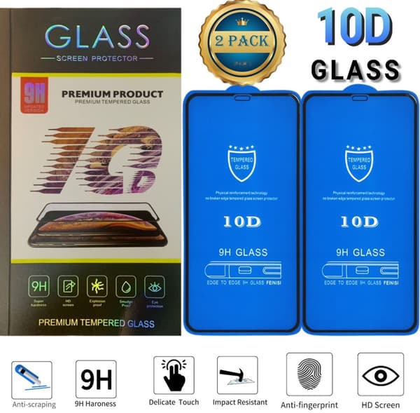 2-pak-10D skærmbeskytter iPhone 12, iPhone 12 PRO 6,1 tommer