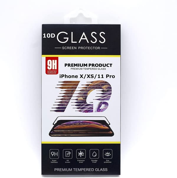 2-pak-10D skærmbeskytter iPhone11, 11 XR 6,1 tommer