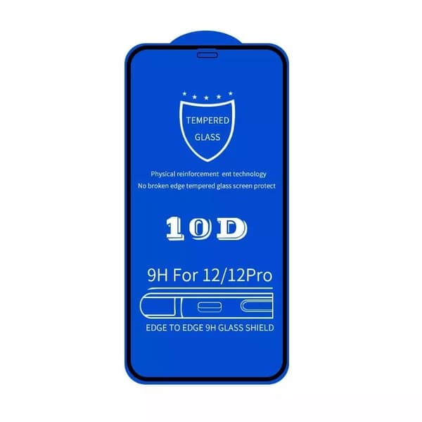 2-pak-10D skærmbeskytter iPhone 12 Mini, 5,4 tommer