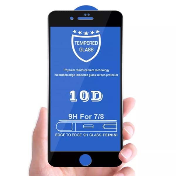 2-pak-10D skærmbeskytter iiPhone 7/8/SE2020/SE2022- 4.7 tommer