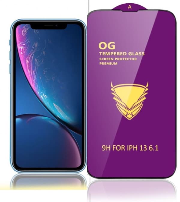 2-Pack -Golden Armor Skärmskydd iPhone 13, 13 Pro (6.1 Tums), Härdat Glas, hög kvalitet