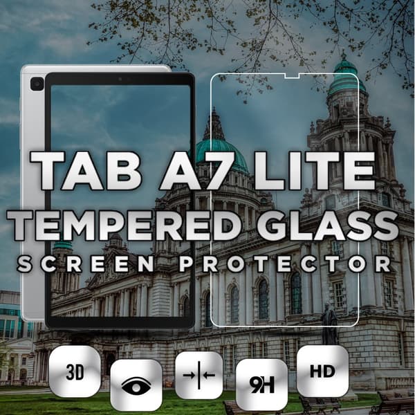 Samsung Galaxy Tab A7 Lite-Härdat glas 9H-Super Kvalitet skärmskydd