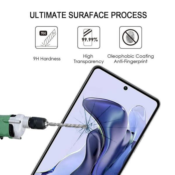 Xiaomi 11T / Xiaomi 11T Pro - Full Coverage Tempered Protective glass
