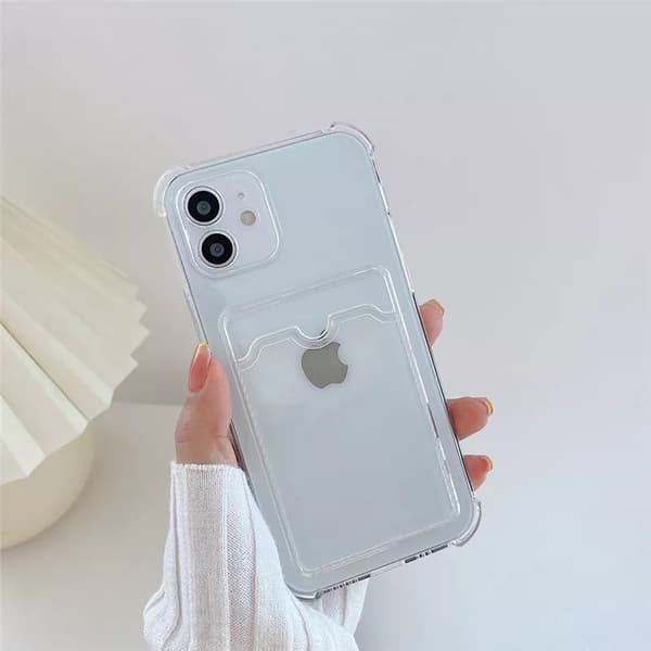 Iphone 7/8/SE2020: 2 i 1 combo: Skærmbeskytter (1 pakke) og etui med pungkortholder (1 pakke)