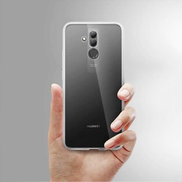 Huawei Mate 20 Lite bakstycke + skärm härdat glasfilm - genomskinlig