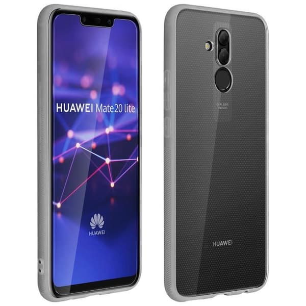 Huawei Mate 20 Lite bakstycke + skärm härdat glasfilm - genomskinlig