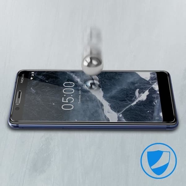 Skyddsfilm - AVIZAR - Nokia 5.1 - Härdat glas - 9H anti-repa - Ultratunt