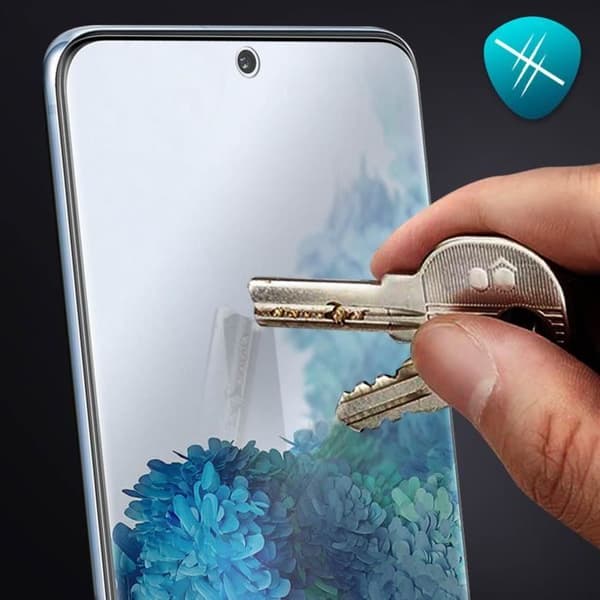 Skyddsfilm - AVIZAR - Samsung Galaxy S20 - Ultra-flexibelt plast - Repfria - 0.1mm