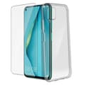 Miniatyrbild 2 av 4: Huawei P40 Lite styvt fodral och skärmfilm av härdat glas 9H 4Smarts Transparent Vit
