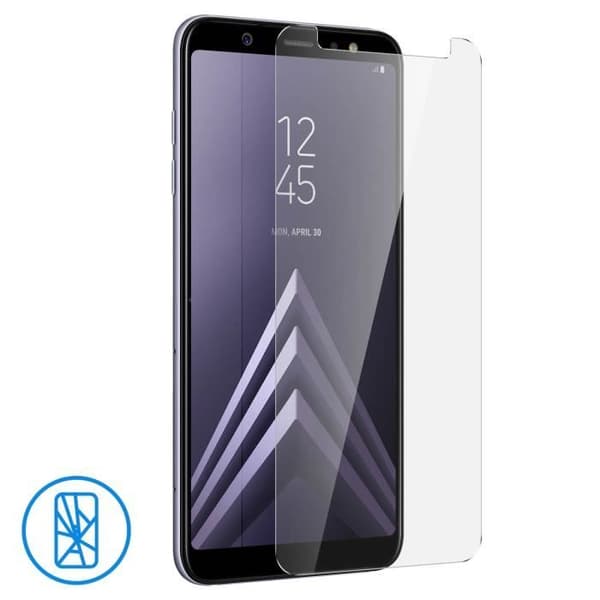Skyddsfilm för Samsung Galaxy A6 Plus - AVIZAR - Härdat glas - Reptåligt - Ultratunt