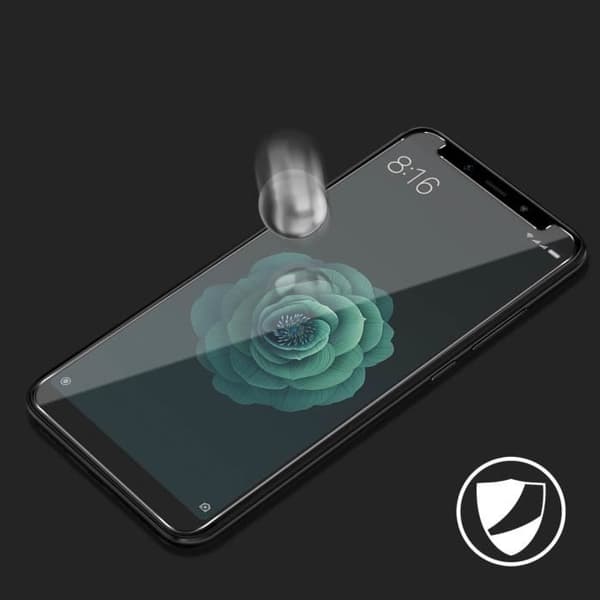 Skyddsfilm - AVIZAR - Xiaomi Mi A2 - Härdat glas - Ultratunt - Anti-repa 9H