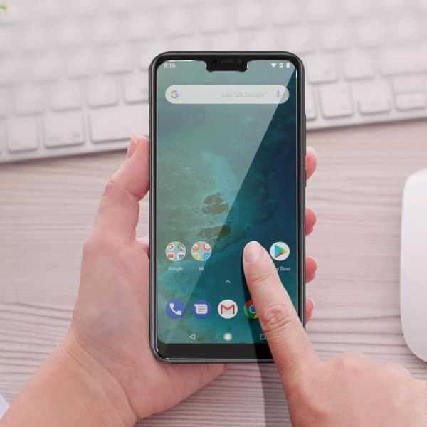 Skärmskydd - AVIZAR - Xiaomi Mi A2 Lite - Härdat glas - Ultratunt - Anti-repa 9H