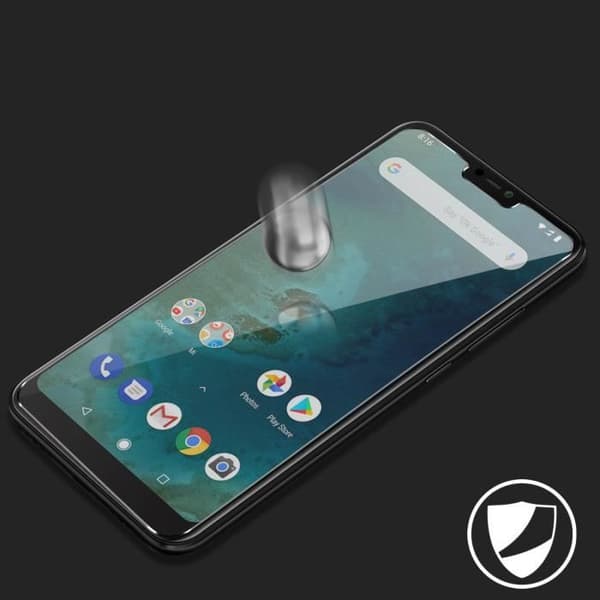 Skärmskydd - AVIZAR - Xiaomi Mi A2 Lite - Härdat glas - Ultratunt - Anti-repa 9H