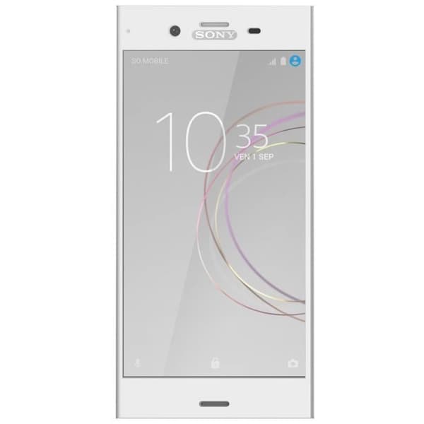 Film Xperia XZ1 skärmhärdat glas skydd anti-explosion brott repa-vit