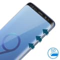 Miniatyrbild 4 av 4: Skyddsglas - Samsung - Galaxy S9 Plus - Härdat glas - 5D Full Cover - Transparent