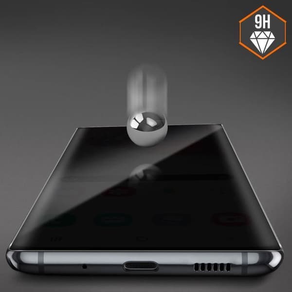 Film anti-spion - AVIZAR - Galaxy S20 Plus - Ultrathin glas - Skydd 9H - Anti-repor