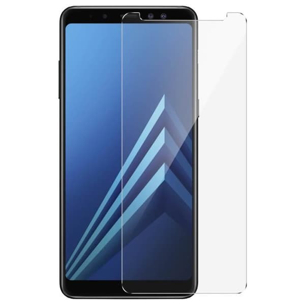 Galaxy A8 filmskärmsskydd i härdat glas 9H Anti-explosion Transparent