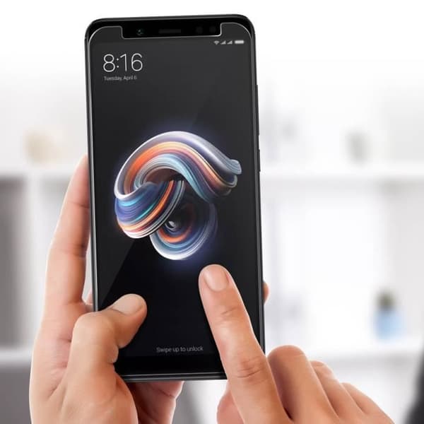 Skyddande film - Xiaomi - Redmi Note 5 - Härdat glas - Anti-explosion - Ultrafin