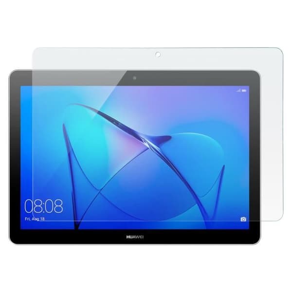 Skärmskyddsfilm - Huawei - MediaPad T3 9.6 - 9H härdat glas - Anti-fingeravtryck - Transparent vit