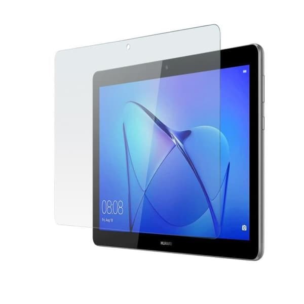 Skärmskyddsfilm - Huawei - MediaPad T3 9.6 - 9H härdat glas - Anti-fingeravtryck - Transparent vit