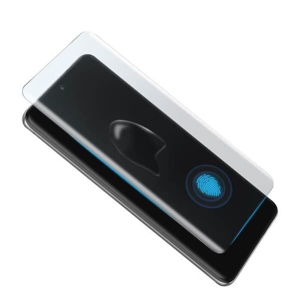 Film för Samsung Galaxy S20 härdat glas 9H LED-lampa flytande lim Transparent